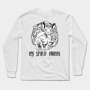 Sphynx Cat Long Sleeve T-Shirt